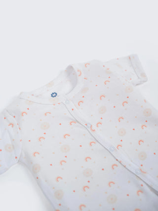 Unisex Printed Baby Jumpsuit - Kidulan