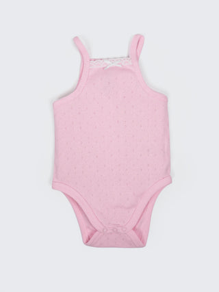Baby Girls Cotton Camisole Bodysuit 2-Piece Combo - Kidulan