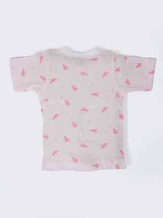 Baby Printed Half Sleeve Jabla & Shorts Set - Kidulan