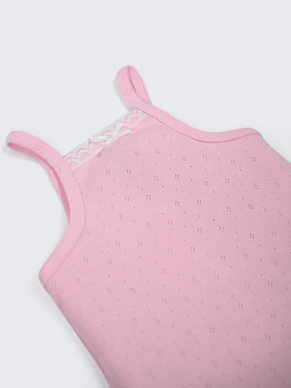 Baby Girls Cotton Camisole Bodysuit 2-Piece Combo - Kidulan