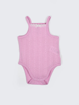Baby Girls Cotton Sleeveless Bodysuit 3-Piece Combo - Kidulan