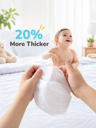 Feather Aqua Wipes - With Calendula Extract - Kidulan