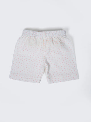 Baby Printed Half Sleeve Jabla & Shorts Set - Kidulan