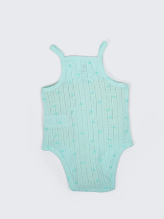 Baby Girls Cotton Sleeveless Bodysuit 3-Piece Combo - Kidulan