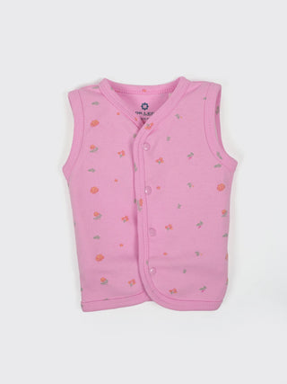 Baby Pink Floral Jabla & Shorts Set - Kidulan