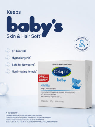Baby Mild Cleansing Bar with Shea Butter - Kidulan