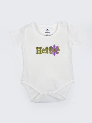 3-Piece Baby Cotton Bodysuit Combo - 3-6 Months - Kidulan