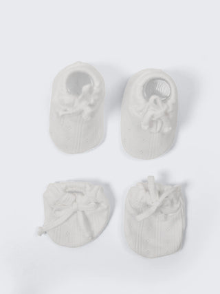 Baby Booties & Mittens Combo Set – 3 Pairs - Kidulan