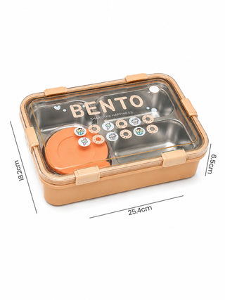 Stainless Steel Bento Lunch Box 1000ml - Kidulan