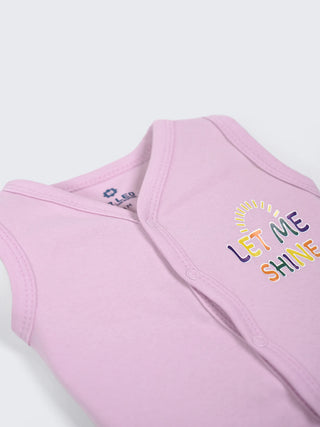 Baby Sleeveless Vest Combo of 3 Piece - 3-6 Months - Kidulan