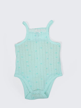 Baby Girls Cotton Sleeveless Bodysuit 3-Piece Combo - Kidulan