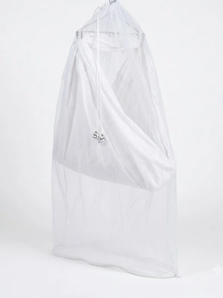Cotton Baby Cradle Net – White - Kidulan