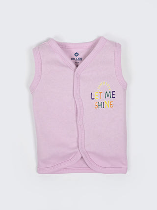 Baby Sleeveless Vest Combo of 3 Piece - 3-6 Months - Kidulan