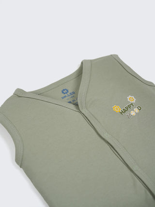 Baby Sleeveless 3-Piece Vest Combo 12-18 Months - Kidulan
