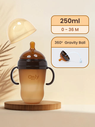 Soft Silicone Anti‑Colic Baby Feeding Bottle – BPA‑Free - Kidulan