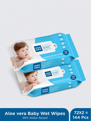 Aloe Vera Baby Wet Wipes – 98% Water Based - Kidulan