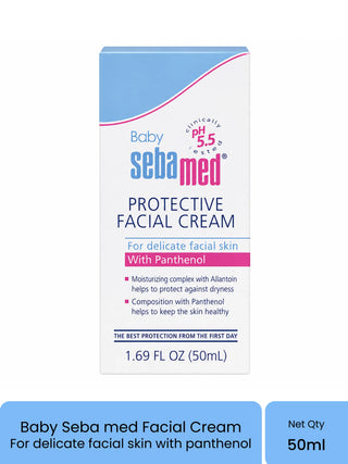 Baby Protective Facial Cream with Panthenol – 50ml - Kidulan