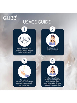 GUBB Cotton Pads Non - Woven – 80 Pcs - Kidulan