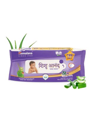 Shishu Anand Baby Wipes – 72 Wipes - Kidulan