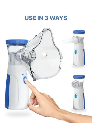 Portable Mesh Nebulizer – Dual‑Power, Quiet & Travel‑Friendly - Kidulan
