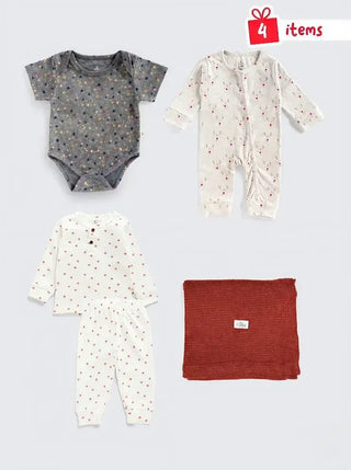 Cozy Comfort 4 - Piece Baby Essentials Bundle - Kidulan