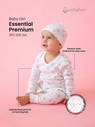 Premium Kimono Style Newborn Set – 6 - Piece Essential Combo - Kidulan