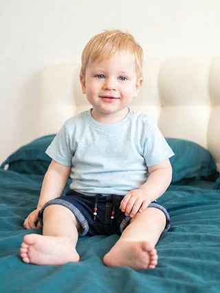 Baby Dino Print Cotton Unisex Half Sleeve Tee 2 pc - Kidulan