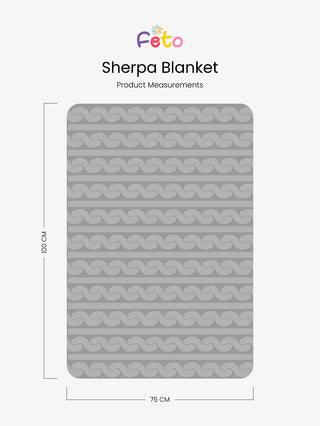 Blue blanket for baby boys & girls - Kidulan