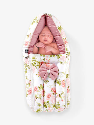 Premium Floral Carry Nest for New Born - Kidulan