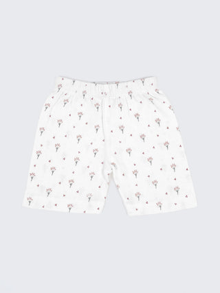 Baby Cotton Jabla & Shorts Set – Tiny Floral Print Sleeveless Baby Wear Combo (2 Sets) - Kidulan
