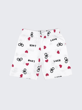 Baby Cotton Half Sleeve Jabla Combo Set – Love Print & Floral Blue Half Sleeve Baby Set - Kidulan
