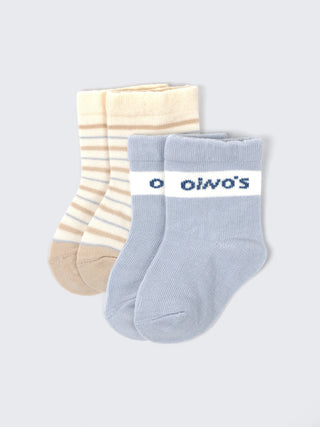 Newborn Ankle Socks – Gentle Comfort Pack of 2 - Kidulan