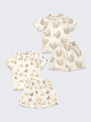 Unisex Baby 2-Piece Shorts Set Bundle