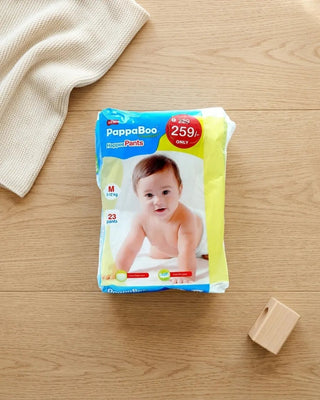 Happee Baby Diaper Pants for Medium (M) 23 Pants - Kidulan